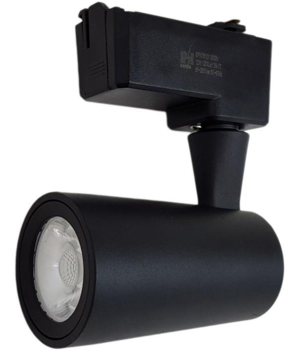 Spot Sina Negru 12W=120W, 6000K, lumina rece, negru - imagine 2