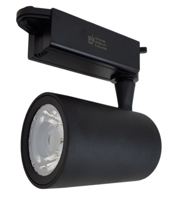 Spot Sina Negru 18W=180W, 6000K, lumina rece - imagine 2