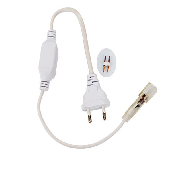 Alimentator banda LED cu stecher, 220V, 5050