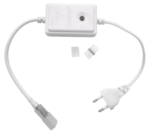 Alimentator + controller banda LED RGB cu stecher, 220V