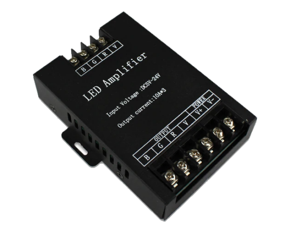 Amplificator banda LED RGB, 12V, 288W, 30A