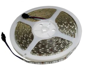 Banda LED RGB, IP20, 12V, 14.4W/M, 60 LED/M, 5050 - rola 5 m