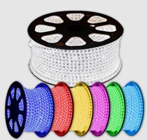 Banda LED 220V Rgb 14.4W/M Ip65 60LED/M 5050