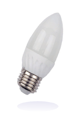 Bec Bl LED Lumanare E27, model C35, 3W=25W, 2700K, lumina calda