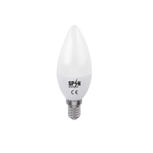 Bec Bl LED Lumanare E27, model C35, 5W=45W, 6400K, lumina rece