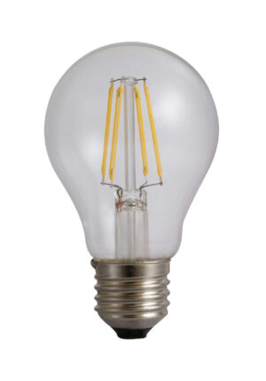 Bec Filament E27, model A60, 4W=45W, 6500K, lumina rece