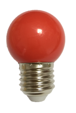Bec LED G45 rosu