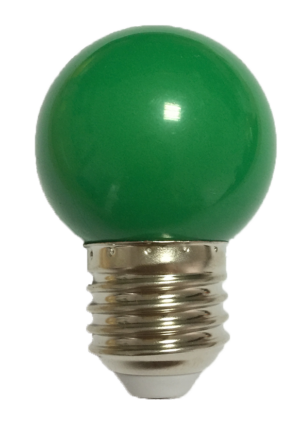 Bec LED G45 verde