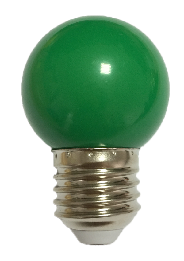 Bec LED G45 verde