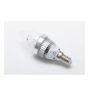 Bec LED lumanare E14, 3W, 6400k
