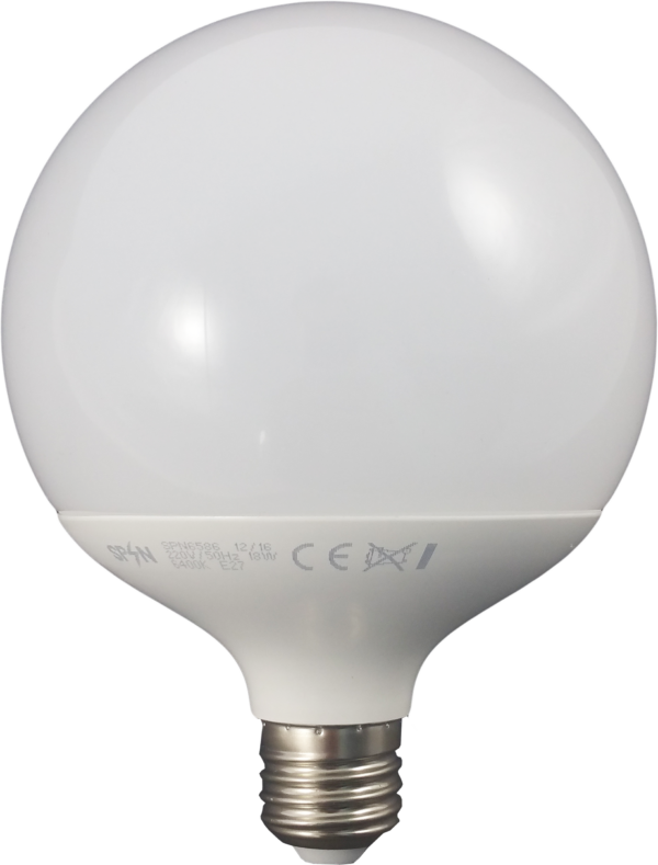 Bec LED E27, model G120, 18W=200W, 2700K, lumina calda, 1800Lm