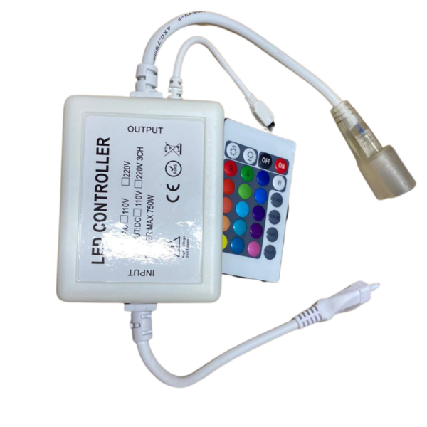CONTROLLER NEON FLEX RGB 15X26MM TELECOMANDA 720W 220V