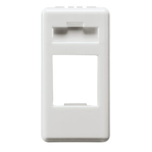Carcasa adaptor RJ45 CAT5 (UTP) Gewiss GW20270, alb - 1 modul