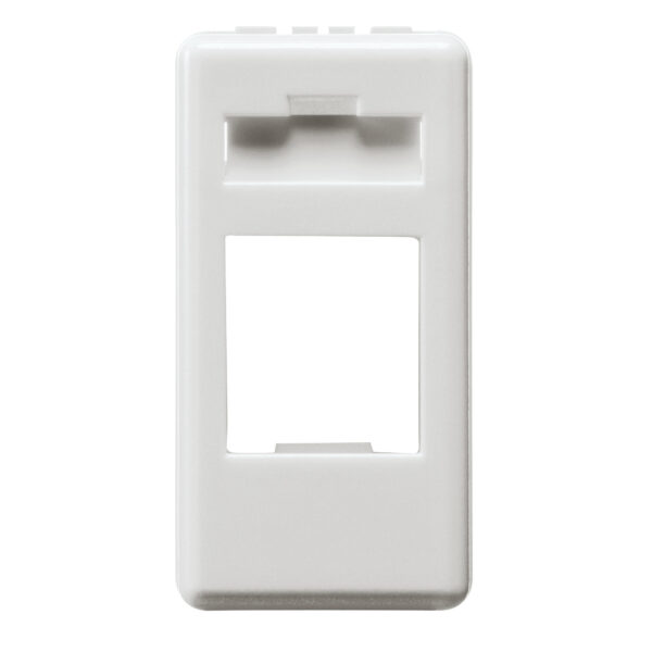 Carcasa adaptor RJ45 CAT5 (UTP) Gewiss GW20270, alb - 1 modul