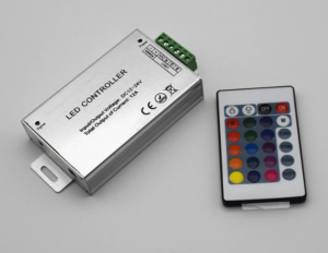 Controller banda LED RGB, 12V, 144W, telecomanda IR 24 taste