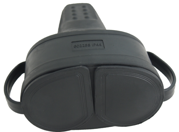 Cupla Dubla cu Cp, Cauciuc, Ip44 - imagine 3
