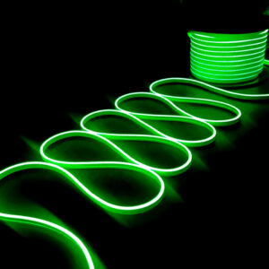 Neon flex VERDE 8W/M 6X12MM 2835 12V IP65