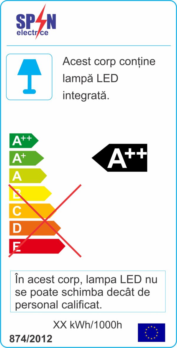 Aplica LED Perete Biscuit fi150, 12W 3000K, lumina calda, cu protectie IP65 - imagine 5