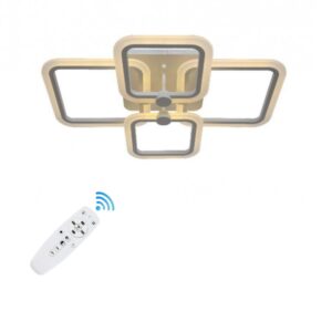 LUSTRA LED PATRATE 80W CU 4 BRATE 3 CULORI+IR 600x120mm