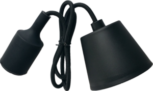Lampa Suspendata Viola Neagra E27