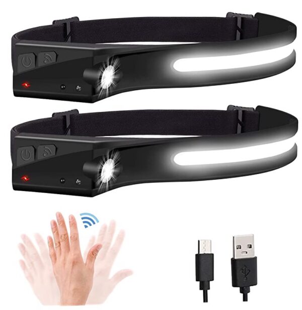 Lanterna LED de cap cu acumulator 3W cu incarcare USB - imagine 2