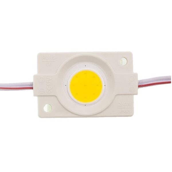 Modul LED COB ALB 9 LED-uri 2.4W/200lm/IP65/12V