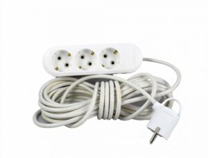 Prelungitor electric ceramic 7m, 3 posturi, cu contact de protectie