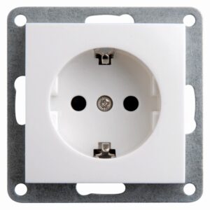Priza Simpla 2P+E, Spin Top, Alba