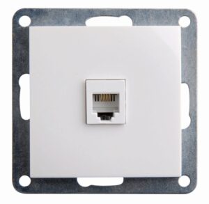 Priza Telefon Rj11, Spin Top, Alba