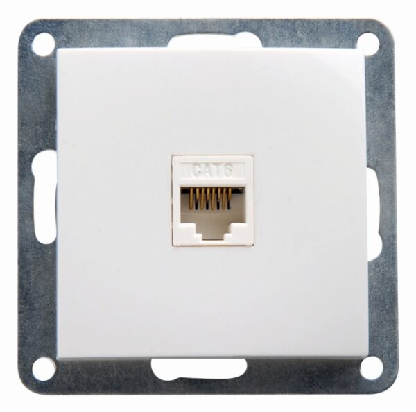 Priza Utp Cat5E, Spin Top, Alba