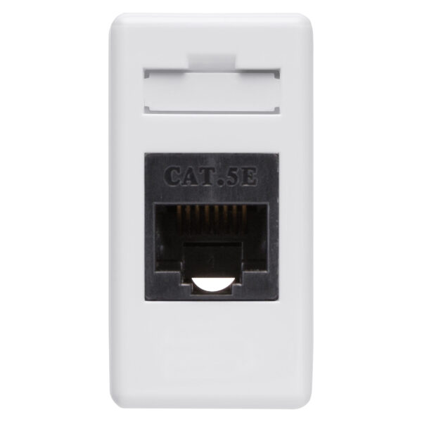 Priza date (adaptor) RJ45 CAT5 (UTP) Gewiss GW20271, alb - 1 modul