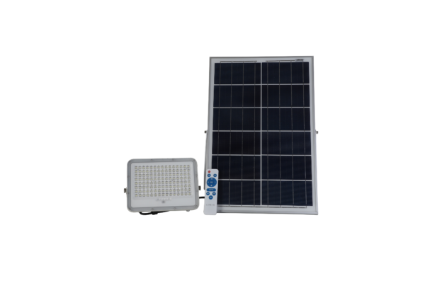 Proiector LED cu Panou Solar si telecomanda 120W/6500k