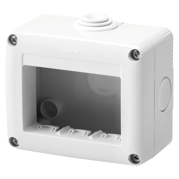 Rama Aplicata pe tencuiala Gewiss, 3 module GW27003 - montaj aplicat