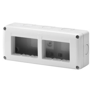 Rama Aplicata pe tencuiala Gewiss, 6 module GW27005 - montaj aplicat