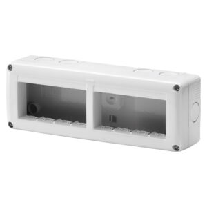 Rama Aplicata pe tencuiala Gewiss, 8 module GW27006 - montaj aplicat