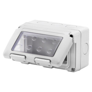 Rama Aplicata pe tencuiala Gewiss IP55, 4 module GW27044 - montaj aplicat