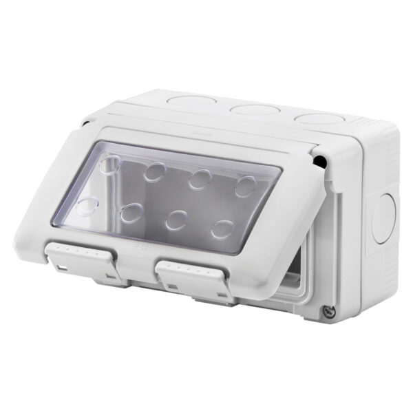 Rama Aplicata pe tencuiala Gewiss IP55, 4 module GW27044 - montaj aplicat