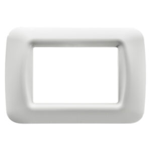 Rama ornament Gewiss GW22503, alb - 3 module