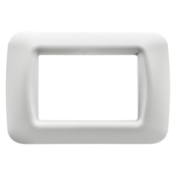 Rama ornament Gewiss GW22503, alb - 3 module