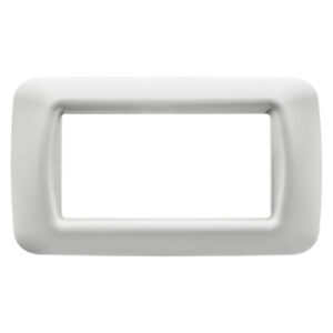 Rama ornament Gewiss GW22504, alb - 4 module
