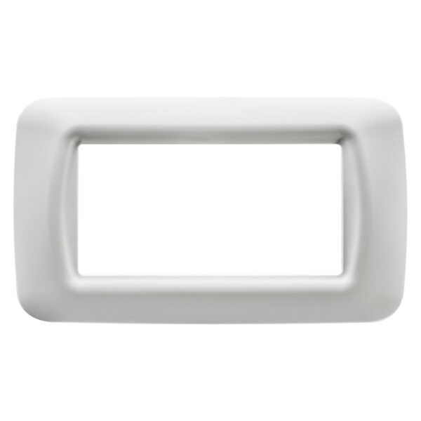 Rama ornament Gewiss GW22504, alb - 4 module