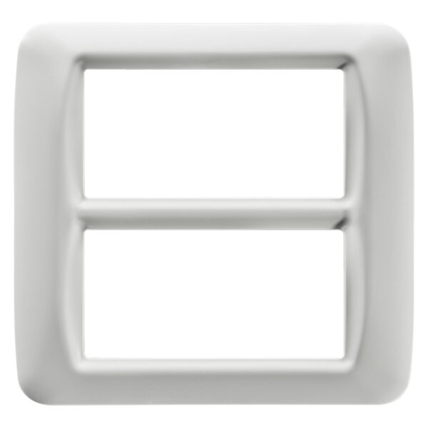 Rama ornament Gewiss GW22507, alb - 8 module