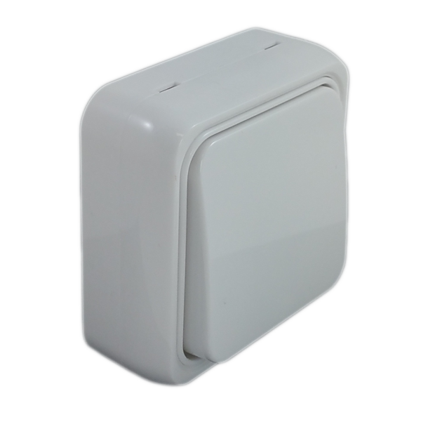 Intrerupator Mini Alb - montaj aparent - imagine 2