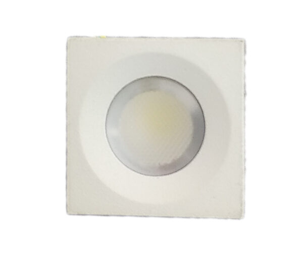 Spot LED Patrat pentru Mobila, 35x35mm, 3W 4100K, lumina neutra - imagine 2