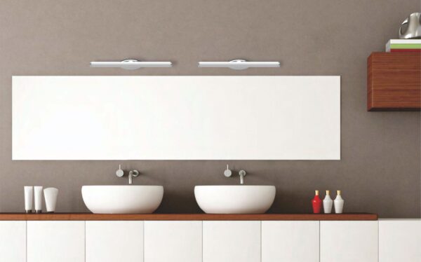 Corp LED baie alb, 6W, 6500K, lumina rece, cu protectie IP44, 400mm - imagine 3