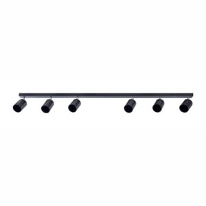 Spot Liniar Reglabil Negru 6 X GU10 1180mm