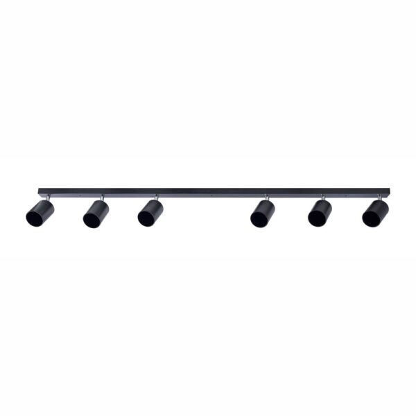 Spot Liniar Reglabil Negru 6 X GU10 1180mm