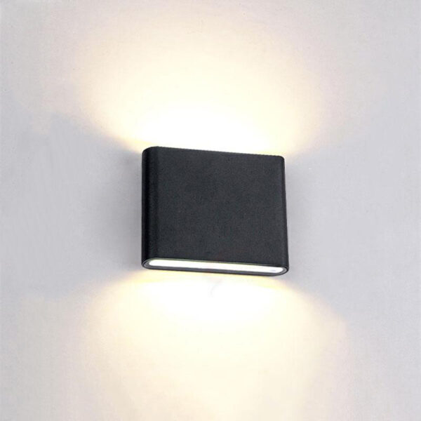 Aplica LED de exterior extra-plata, 6W=40W, 3000K, lumina calda, 540Lm, IP65 - imagine 3