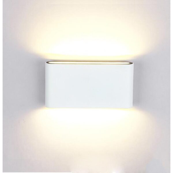 Aplica LED de exterior extra-plata Long, 24W=160W, 3000K, lumina calda, 2160Lm, IP65 - imagine 2