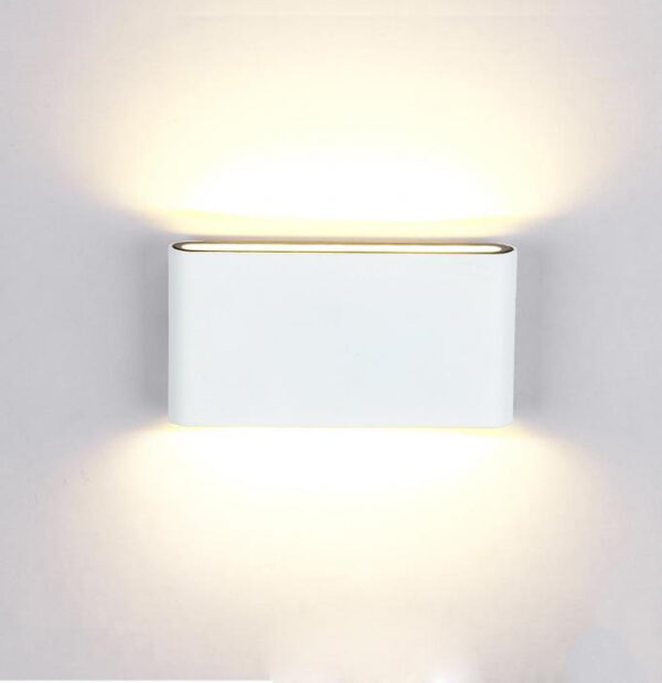 Aplica LED de exterior extra-plata, 12W=75W, 3000K, lumina calda, 1080Lm, IP65 - imagine 2